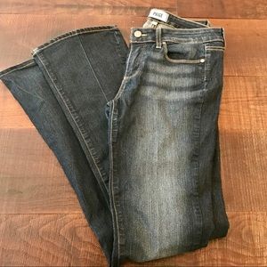 Paige “Manhattan” Boot Cut Jeans, Size 28